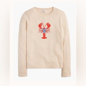J.Crew Factory Lobster Teddie sweater